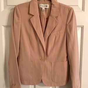 Small dusty rose blazer Forever 21